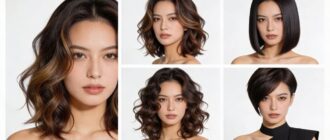 Стрижки средней длины