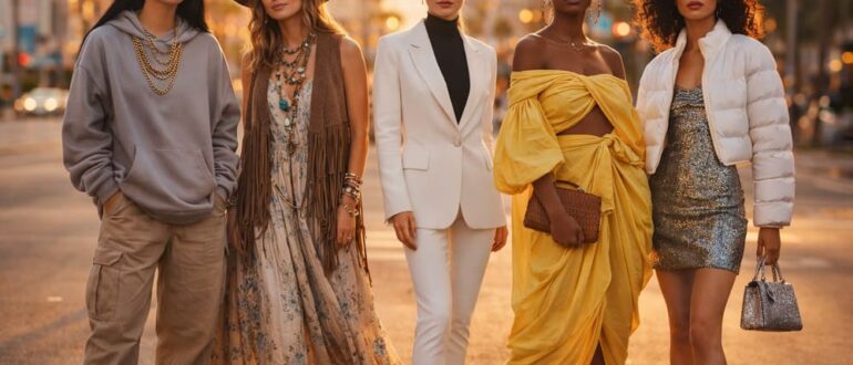 Популярные стили одежды
